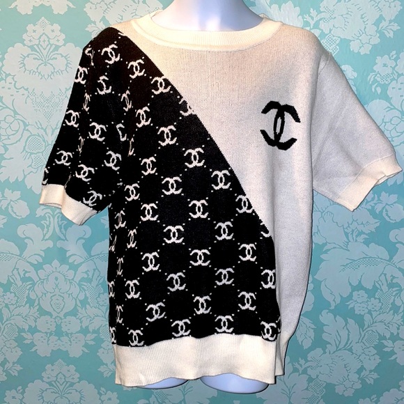 Sweaters - Fashion black/white sweater